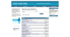 Desktop Screenshot of justlocaljobs.com